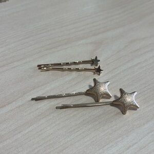 Star Hair Clips for - Gold color